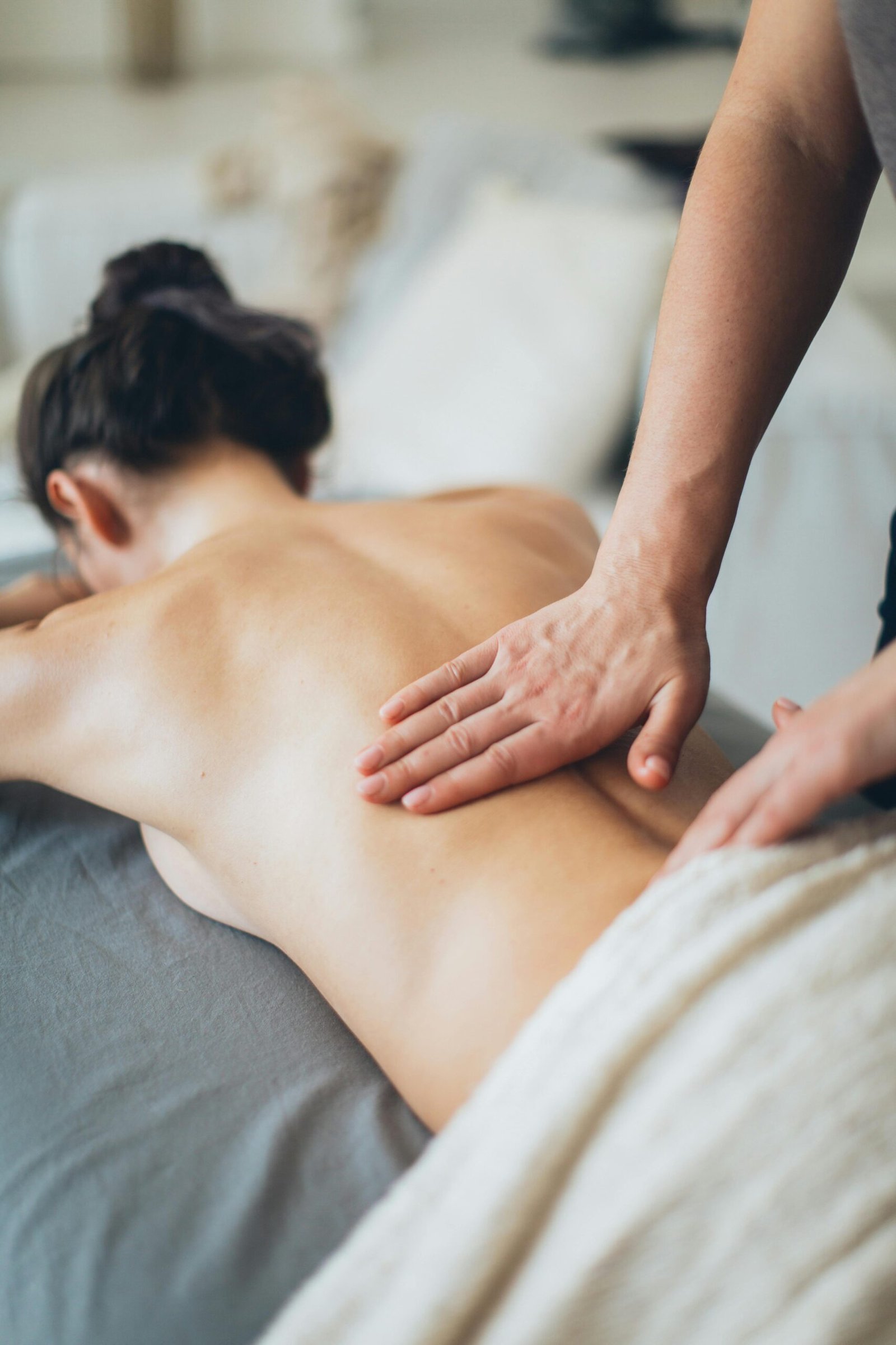 A calming massage session focusing on relaxation and wellness, perfect for stress relief.